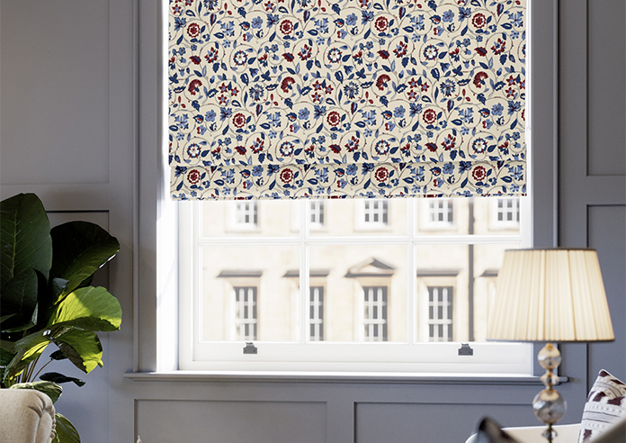 Land & Shore Esther, Blue Red - Roman Blind - Image 5